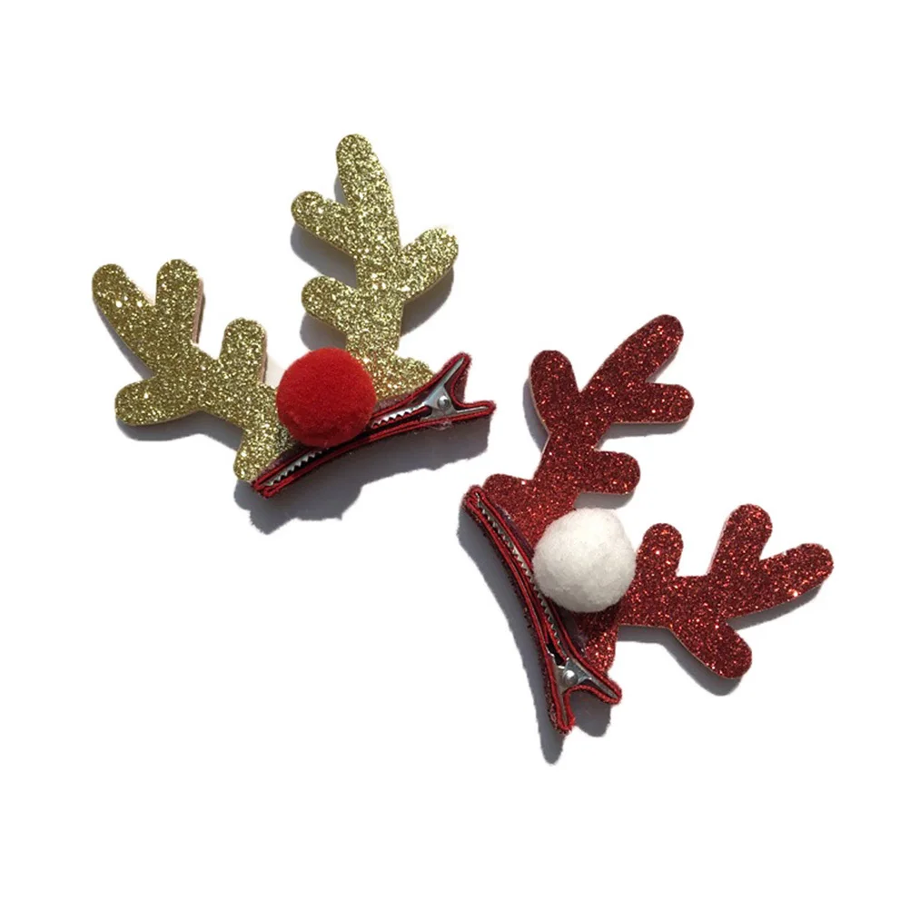 

2Pcs Christmas Pet Bib Triangle Scarf Adjustable Dog Collar Santa Claus Hairpin Dog Christmas Collar Decoration