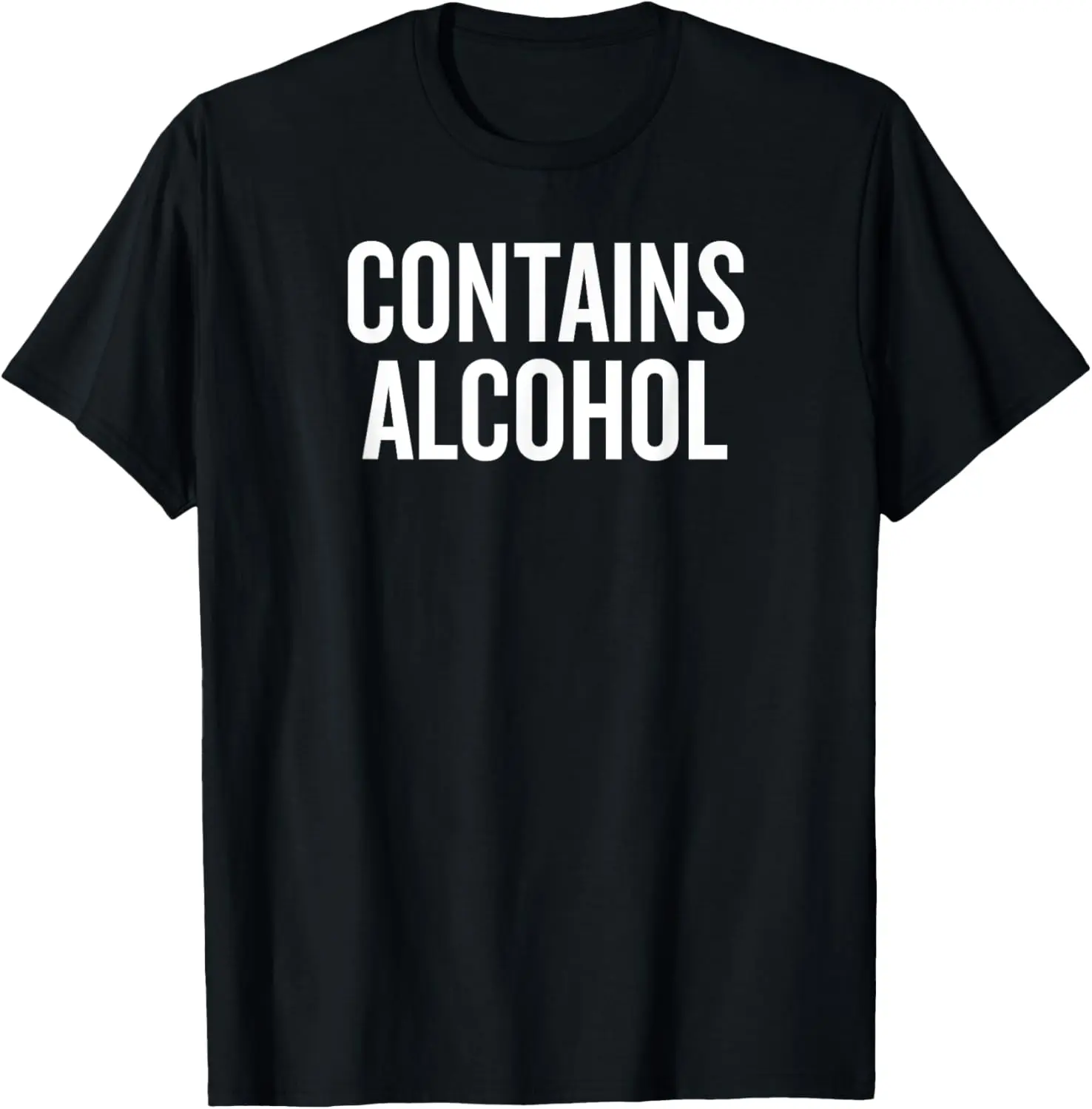 Contient un T-Shirt d'alcool T-Shirt drôle pour boire