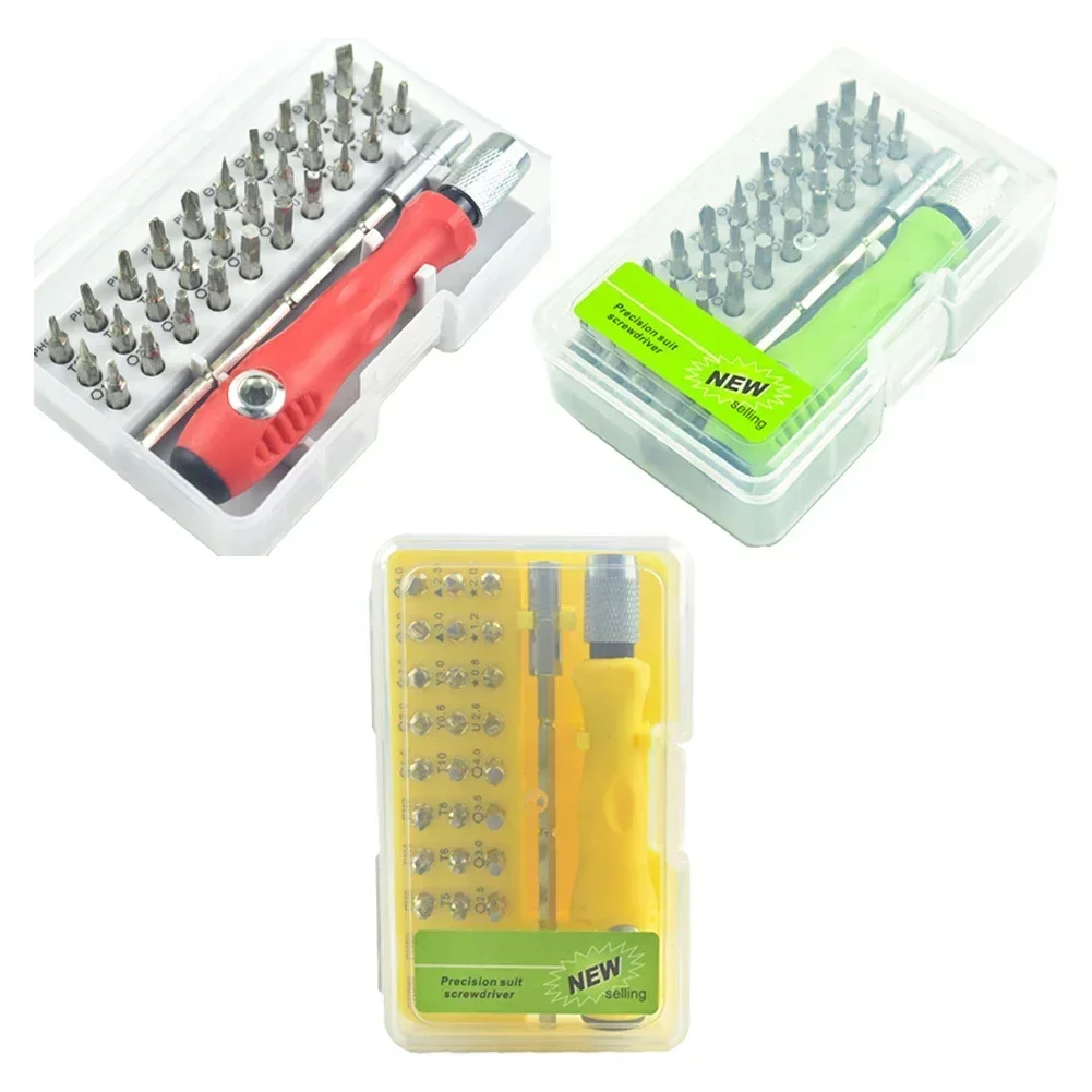 Magnetic Repair Tools 32 In 1 Screwdriver Set On-the-go Repairs Compact Screwdriver Bits Mini Magnetic Screwdrivers