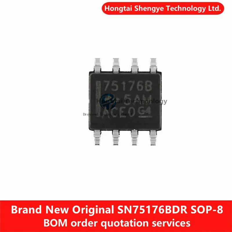 New Original SN75176BDR SOP-8 RS422/RS485 Differential Transceiver Chip