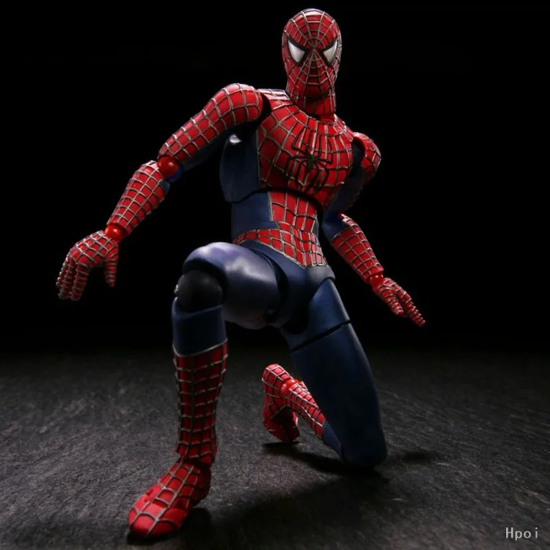 KAIYODO Original REVOLTECH serie No.039 Spider Man Anime modelo de figura de acción juguetes modelo móvil adornos regalos para niños