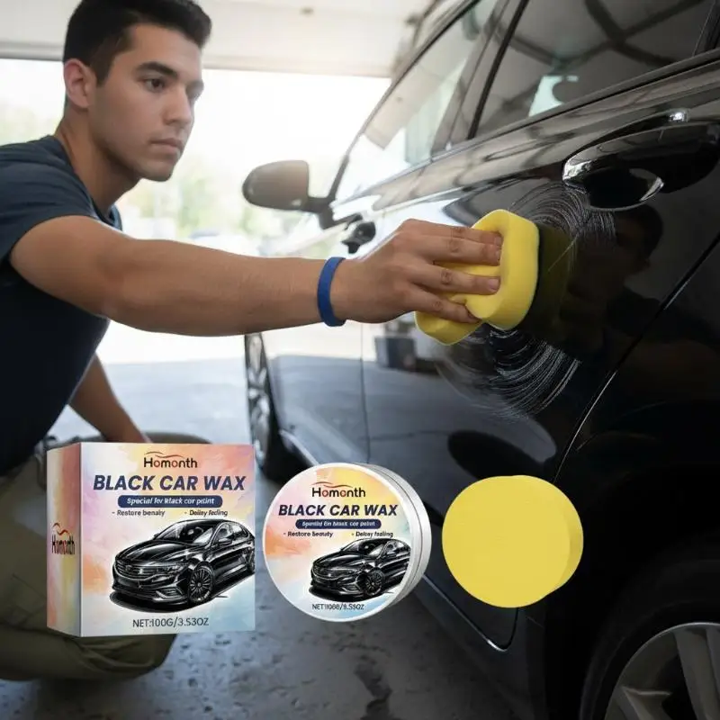 Car Plastic Restorer Crystal Clear Auto Interior Leathe Panel Renewal Wax Coating Agent Back To Black Gloss Car Wax Polish