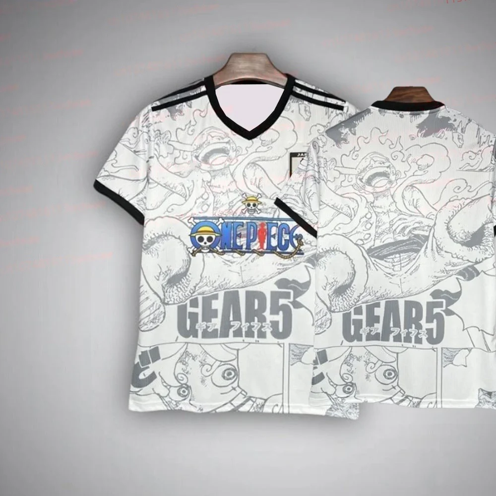 Bandai Japanese Football Jersey Luffy Special Edition Summer Outdoor Sports Quick Drying Breathable Jersey Family Matching
