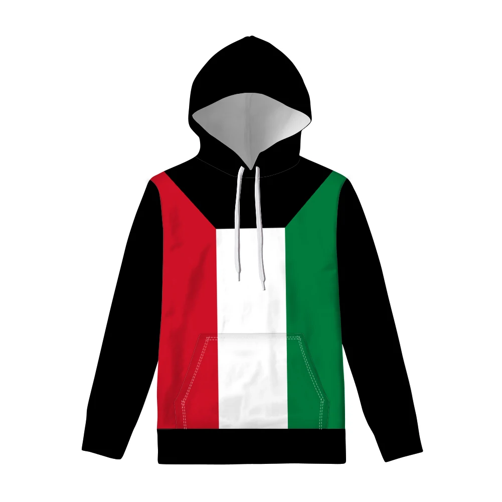 Kuwait Zipper Hoodie Custom Made Name Number Kwt Sweatshirt Nation Flag Kw State Kuwaiti Arabic Arab College Print Photo Clothes