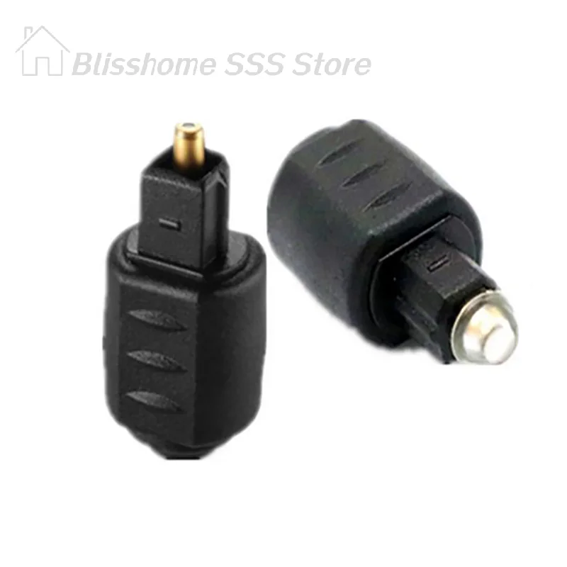 【S】Mini Optical O Adapter 3.5mm Female Jack To Digital Square Optical Audio Cable Universal Compatibility Safe To Use