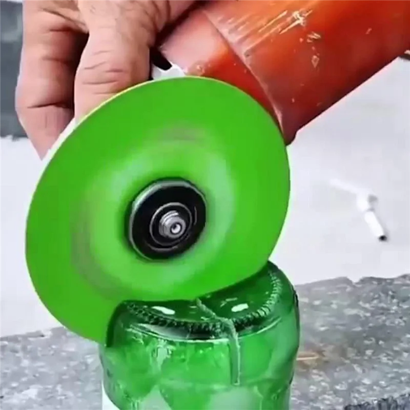 

Набор отрезных дисков для стекла, 4 шт., с адаптером, ультратонкое пильное полотно, нефритовые бутылки для вина, режущее лезвие для снятия фаски, стекло-BAAX