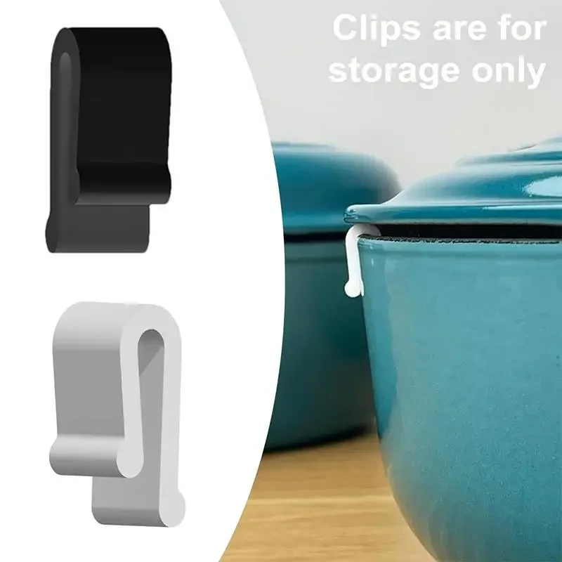 

4 шт., защитные зажимы для крышки духовки, защитные зажимы для посуды, защитные зажимы для посуды, зажимы для сковороды для дисплея, хранения, штабелирования