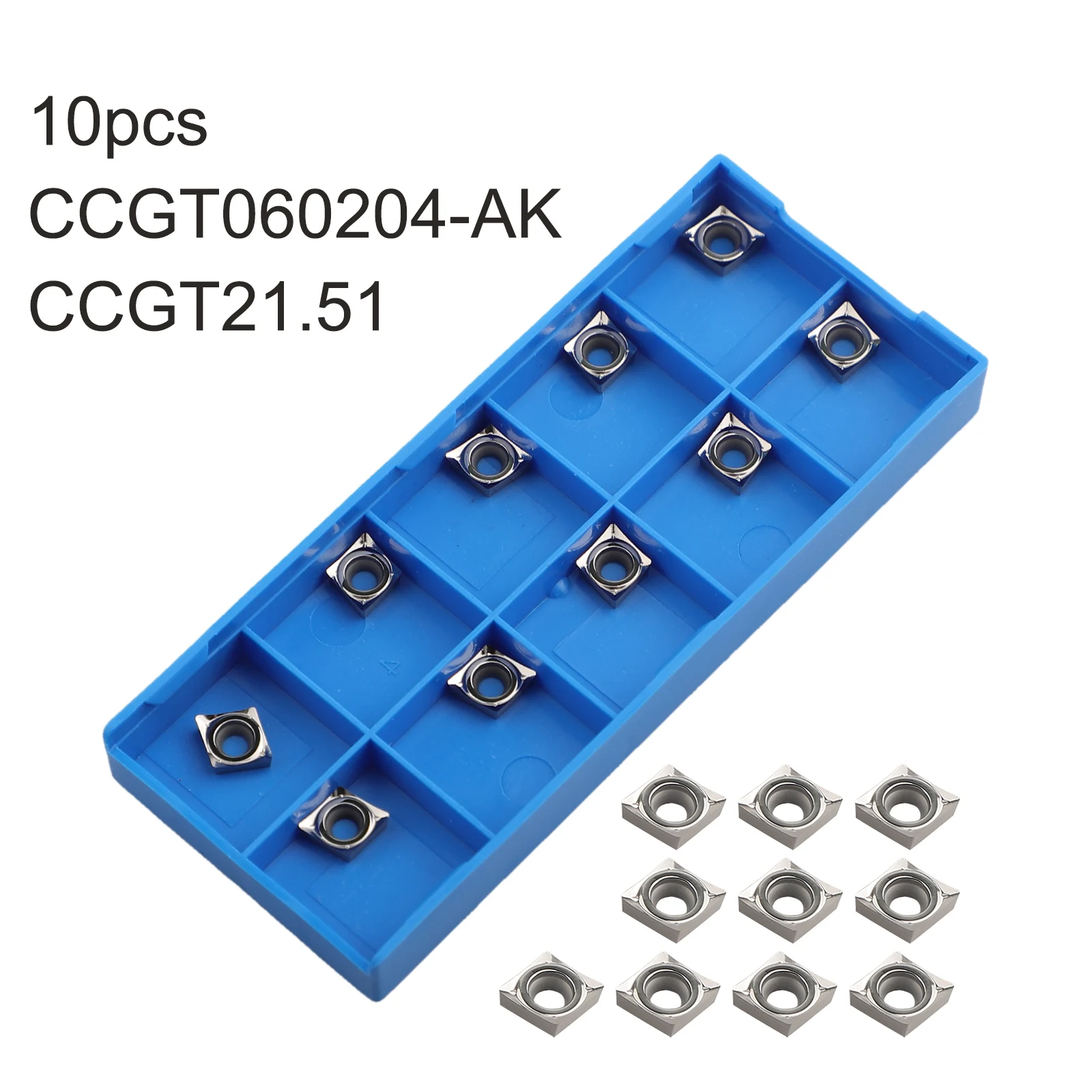 Blade And Gasket Replacement CCGT060204-AK H01 Aluminum Inserts High Precision Inserts Strong Resistance Inserts For Aluminum