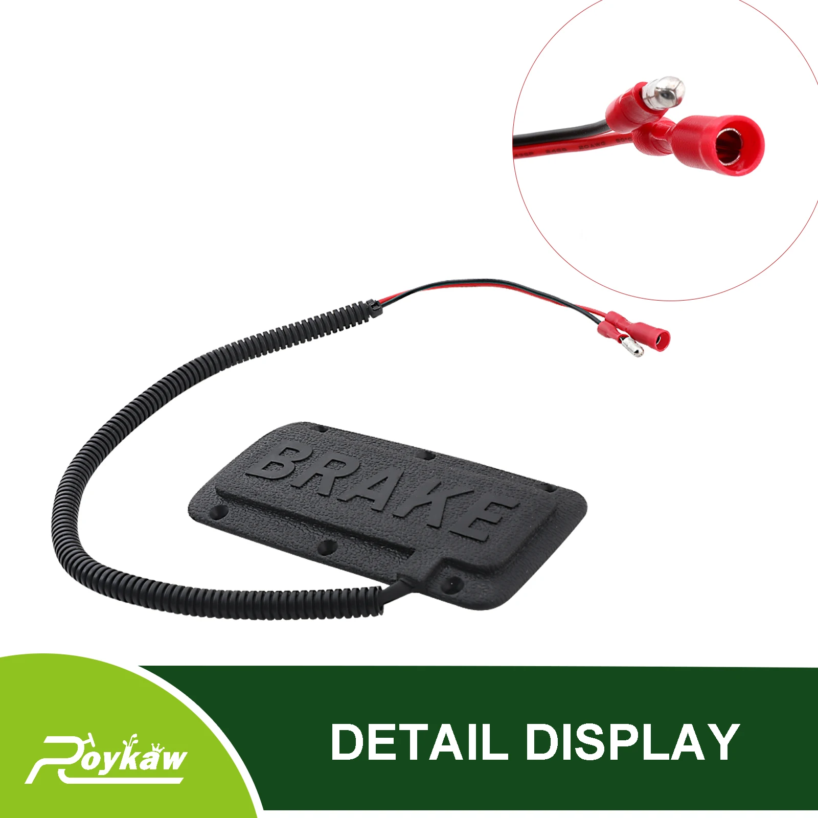 Roykaw Universal Golf Cart Brake Light Switch/Brake Pad Switch Compatible with EZGO Club Car Yamaha