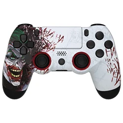 eXtremeRate Ghost Replacement Cover Shell Compatible with PS4 Slim Pro Controller JDM-040/050/055 - Clown HAHAHA