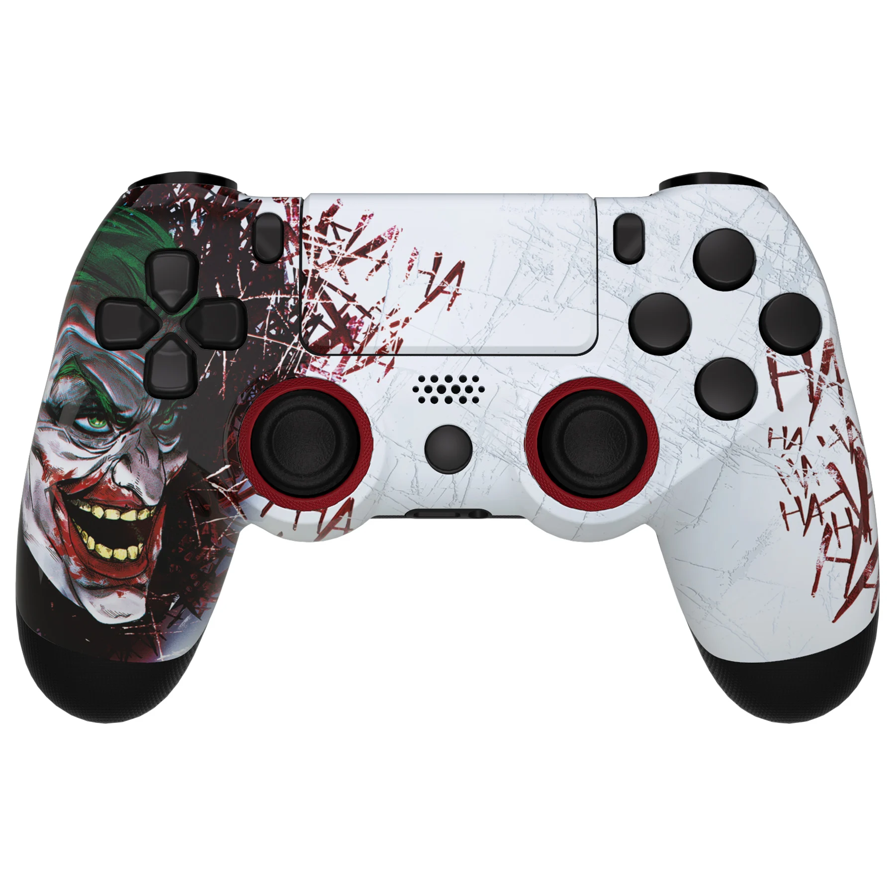 eXtremeRate Ghost Replacement Cover Shell Compatible with PS4 Slim Pro Controller JDM-040/050/055 - Clown HAHAHA