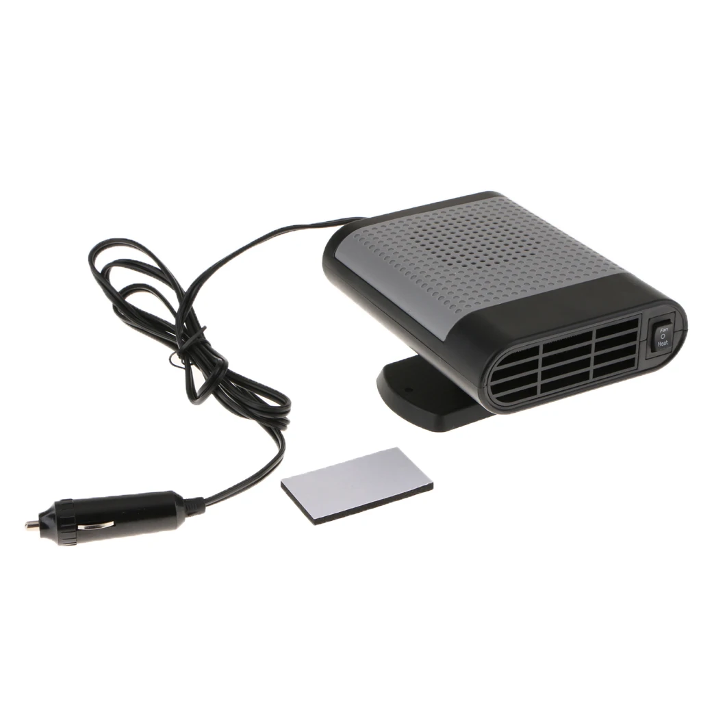 12V Portable Heater Fan Car Auto Defroster Demister 150W Efficient Heat Dissipation Design