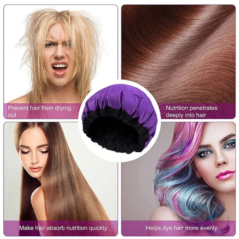 nursing cap Flaxseed Care Cap Microwave Heating Steaming Cap Hair Care Baked Oil Cap Heating