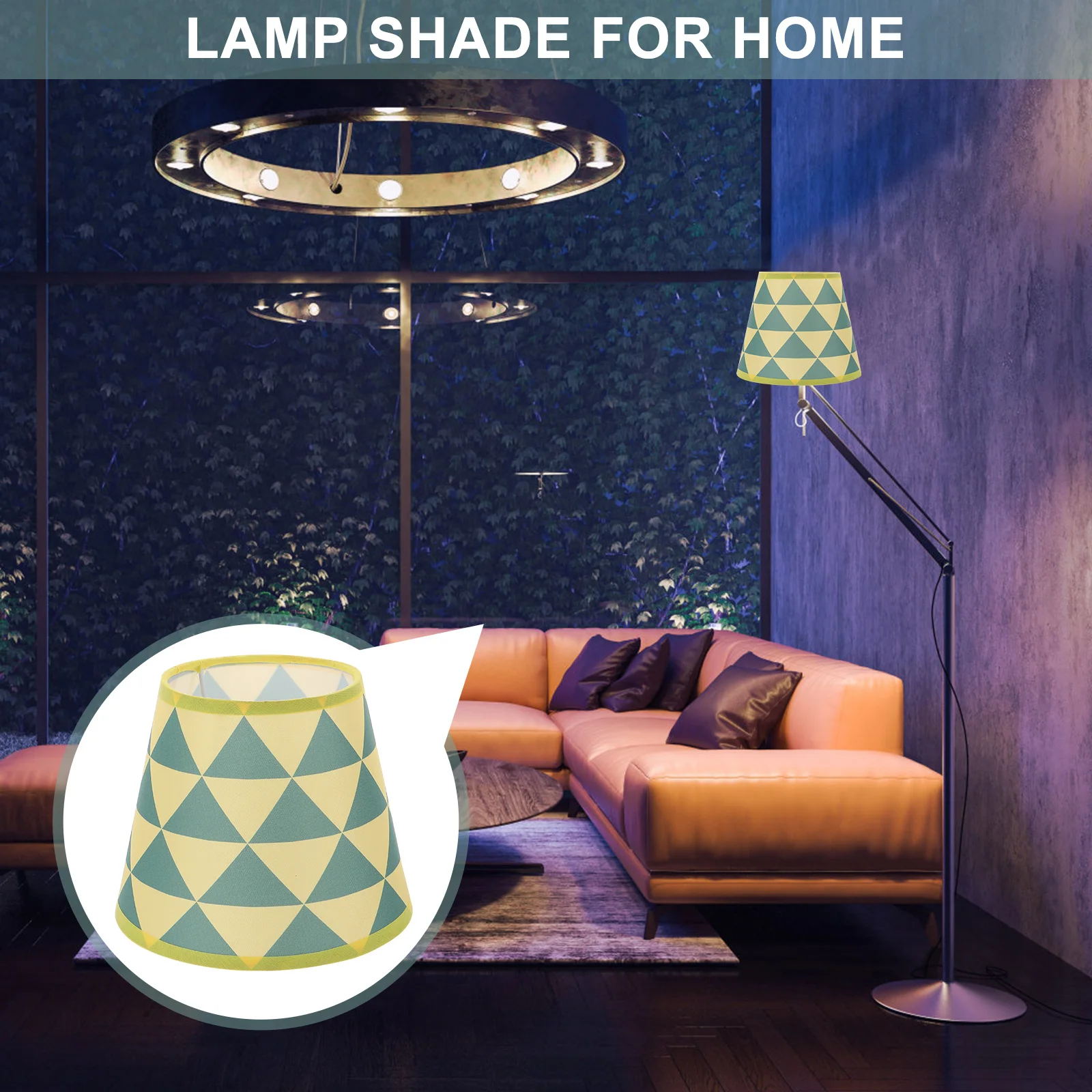 

1 шт. элегантный тканевый абажур для домашнего декора, простой в установке и снимать, стильный и удобный, хорошая замена