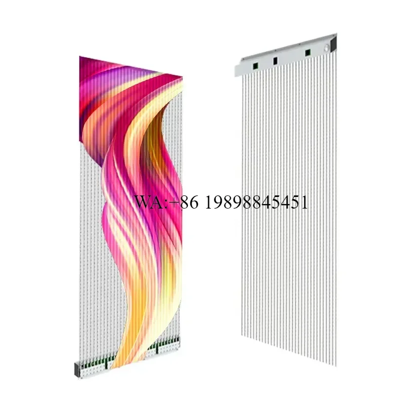 WMWMNU Large Luxury Shopping Mall P10 IP65 Text Animation Advertising Glass Ice Screen Window Film LED Transparent Display