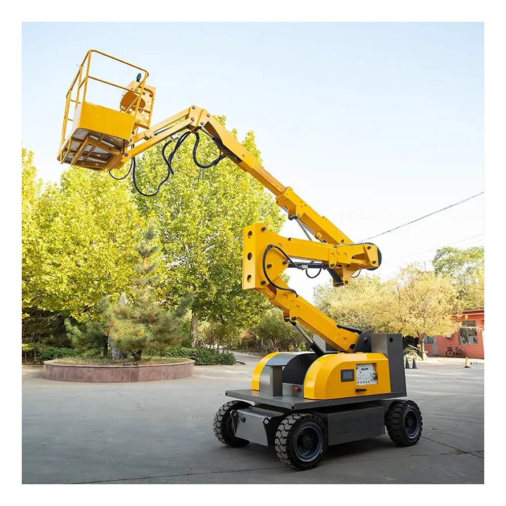 10-18M Telematics Enabled Articulating Boom Lift Aerial Work Platform GPS Tracking and Remote Diagnostics for Fleet Management