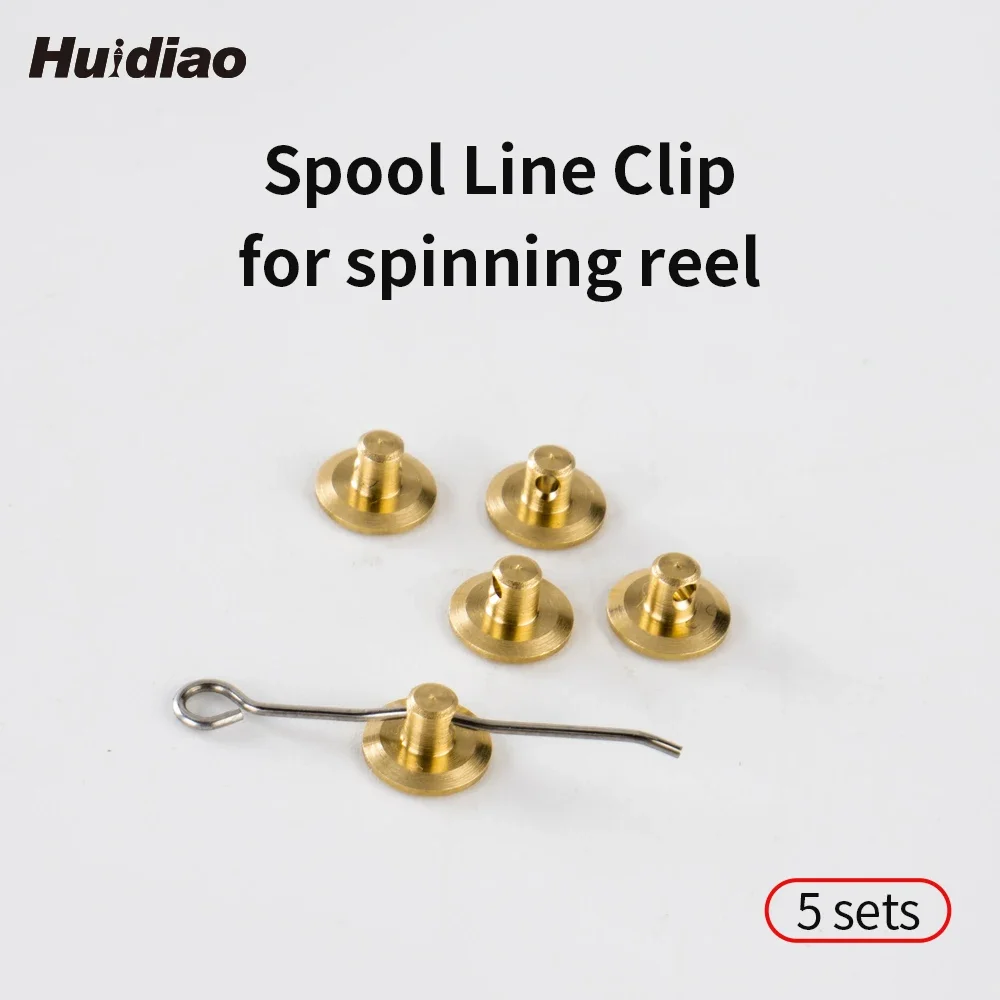 Huidiao Universal Spulen-Linienclip Spinnrollen-Linienhalter Anti-Tangle-Linienhalter Angelrolle Angelzubehör