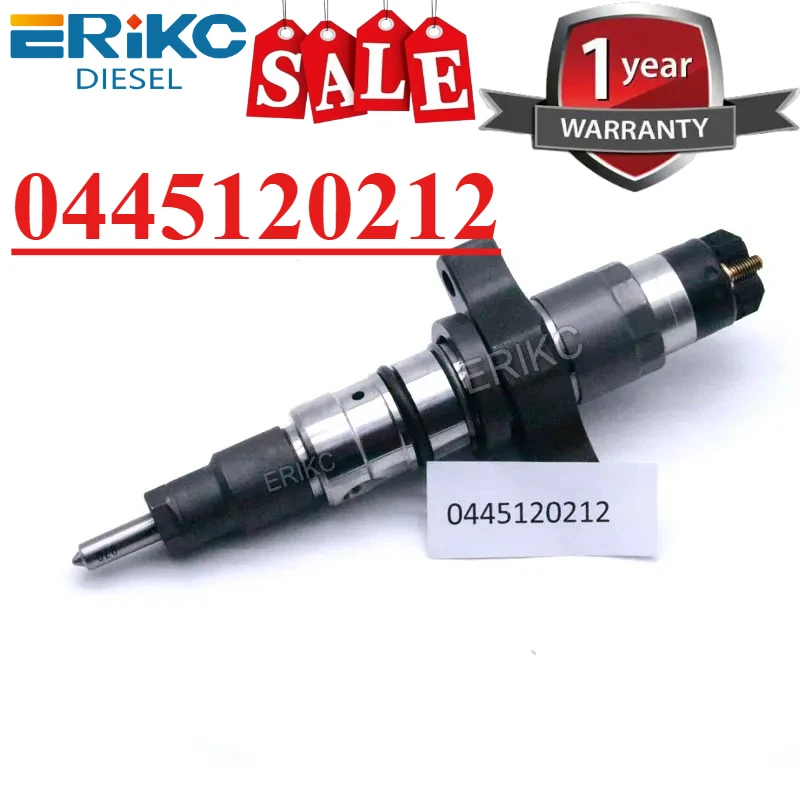 Inyector de Combustible Diésel ERIKC 0 445 120 212 CR, Inyector 0445120212, Bomba Dispensadora, Inyector 0445 120 212 para CUMMINS