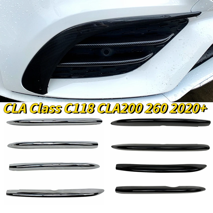 

Для Mercedes Benz CLA Class C118 CLA200 260 2020 2021 2022 2023 Передняя планка Передний воздушный нож Противотуманная фара Решетка Модификация