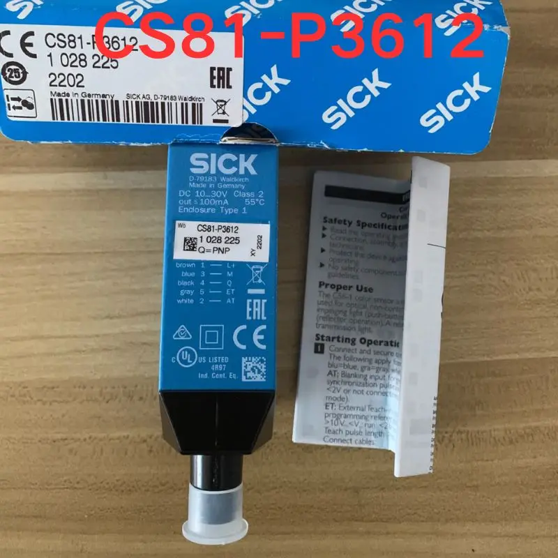 Brand-new SICK color code sensor CS81-P3612