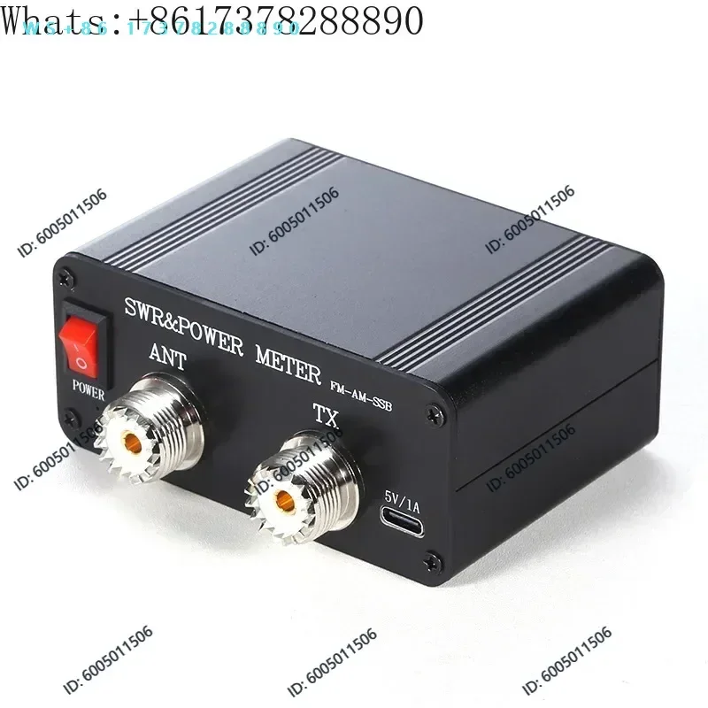 QV-SWR120 Color Screen Digital Power Standing Wave Meter Digital Display Short Wave HF/50MHz Chinese and English Menu