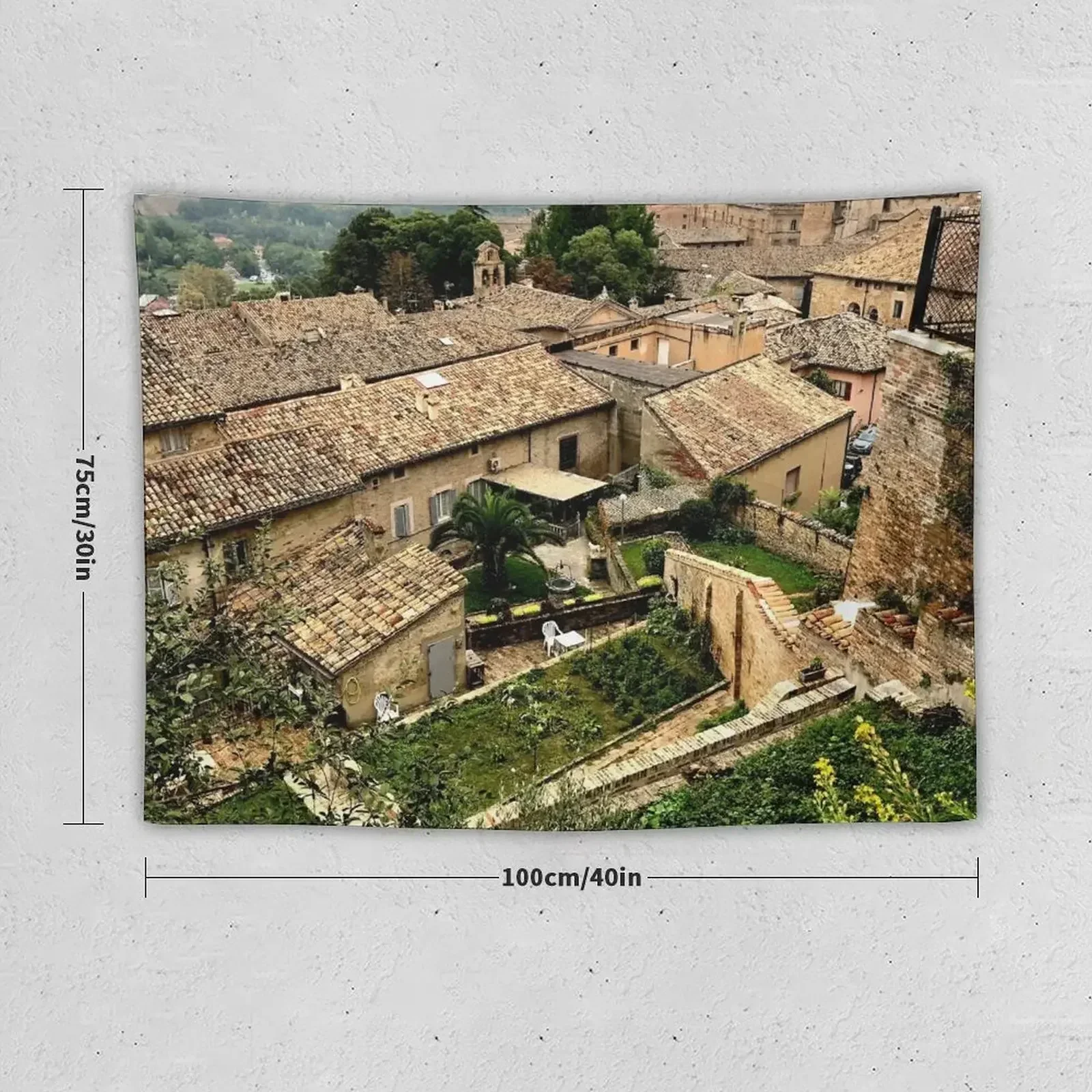 Italian Rooftops Tapestry Wall Tapestries Room Decor Cute Wall Decoration Christmas Decoration Tapestry