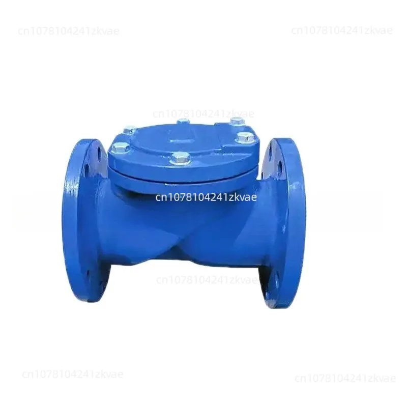 HC44X-16Q/CDN50-DN600 صمام فحص رفرف مطاطي من الحديد الزهر