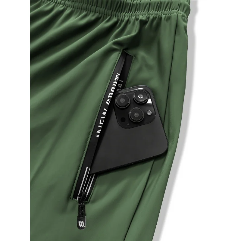 Men Gift Man Tracksuit Trousers Summer Ice Silk Quick-Drying Running Sports Fis… - Image 6
