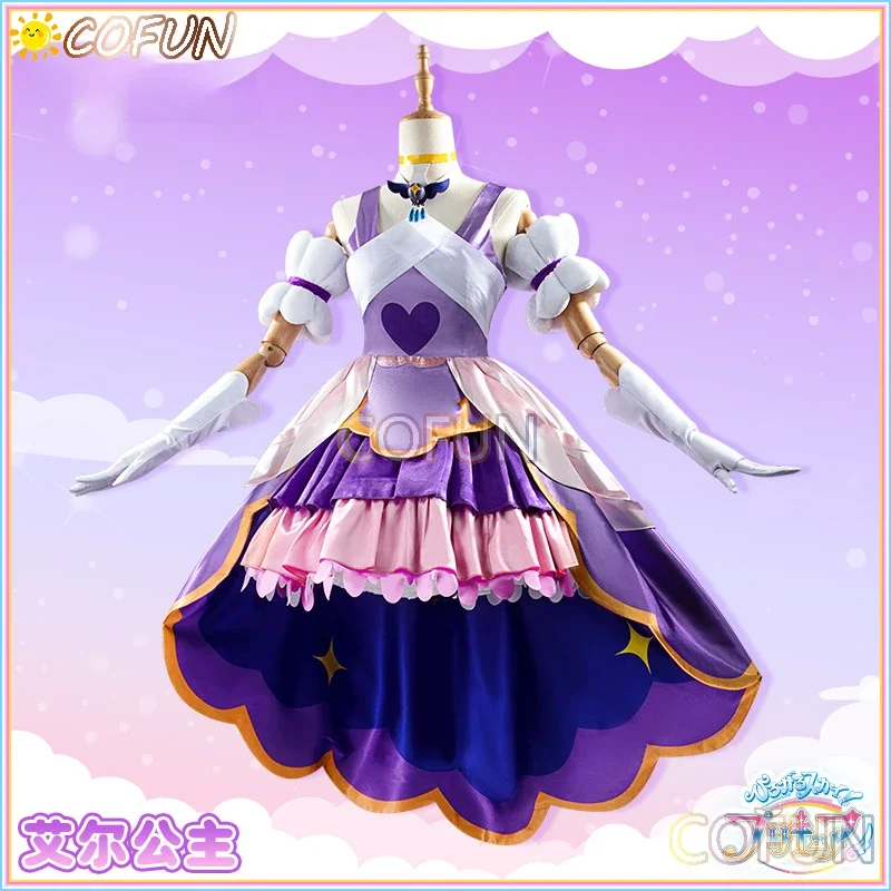 COFUN-Costume Cosplay Anime Aazole Cure Ellee pour Femme, Tenues d'Halloween, Belle Robe, Ensembles Lolita Personnalisés