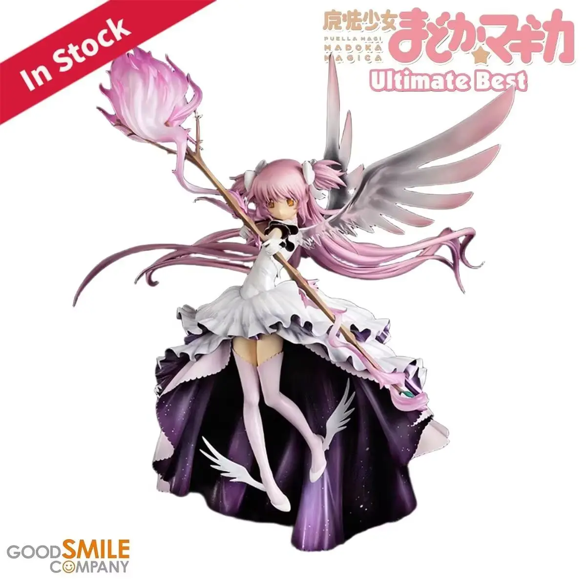 

Оригинальная настоящая компания Good Smile, предварительно окрашенная Mahou Shoujo MadokaMagica Ultimate Madoka 1/8 L = 360 мм H = 330 мм, аниме-фигурка в подарок