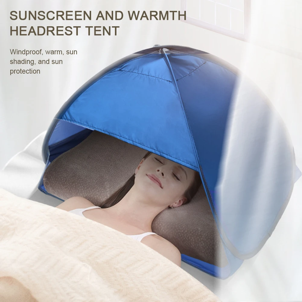 Sunbathing Head Sleep Small Tent,Beach Sun Shelter,Sun Blocking UV Protection,2-Second Quick Opening,Foldable Windproof Shed