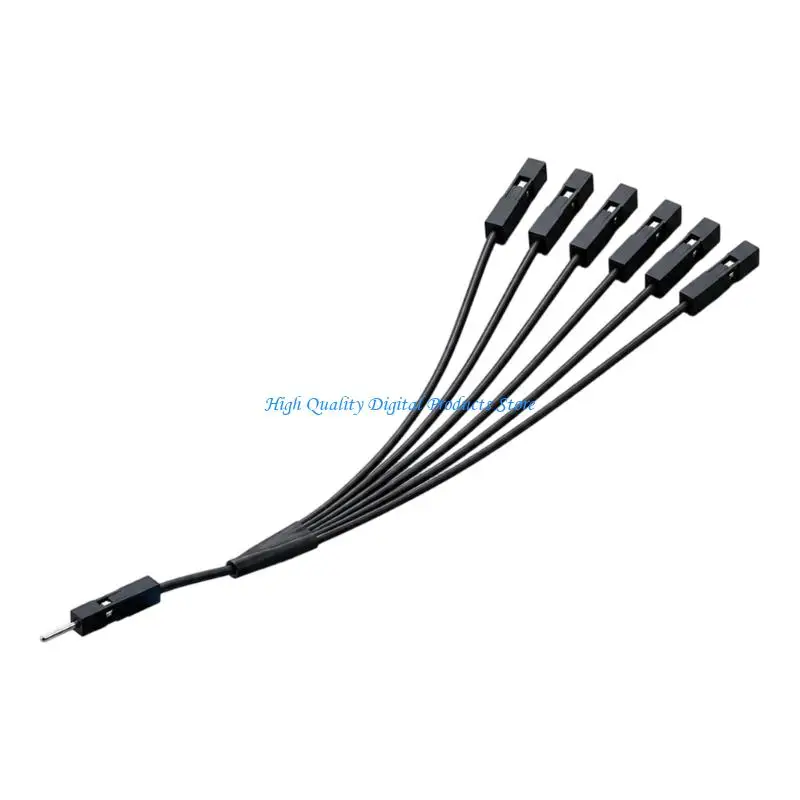 U2JE 2.54Mm Single Male to 2/3/4/5/6 Female Splitter Power Reset Hard Drive Cable