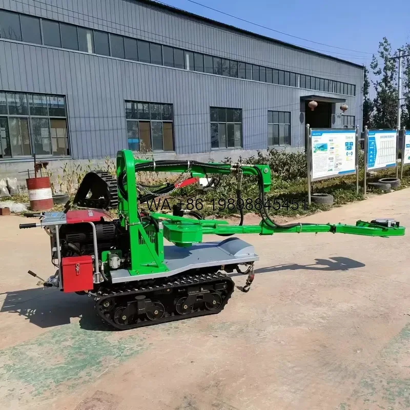 Wmwmnu Self-propelled Tracked Tree Shaker High Productivity Automatic Gear-Driven System for Walnut Pecan Harvesting