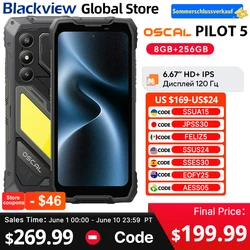 Blackview OSCAL PILOT 5 Rugged Smartphone 5G AI 6.67