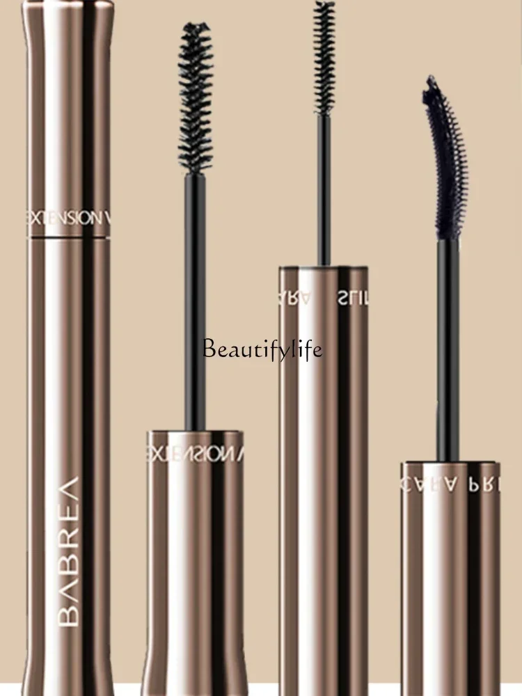 Women's Mascara Waterproof Long Curling Not Smudge Thick Bruch Head Long-Lasting Shaping Base Cream