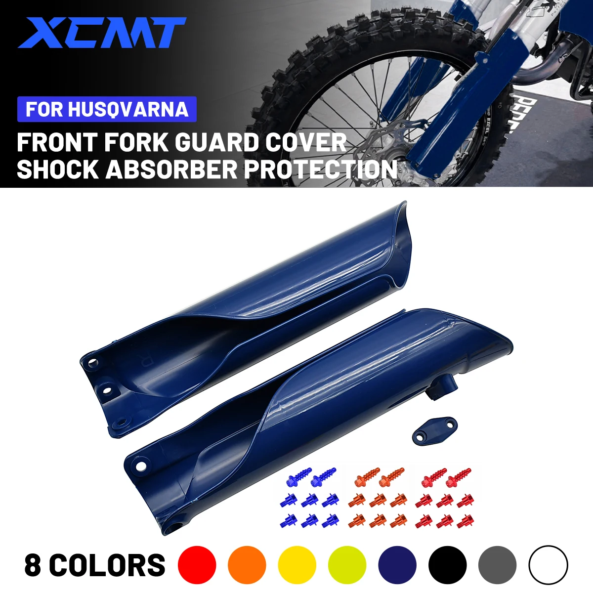 

Motorcycle Fork Protection Cover Shock Absorber Guard For Husqvarna TE FC TC 125-450 For KTM EXC XC XCW SX XCF Dirt Bike Enduro