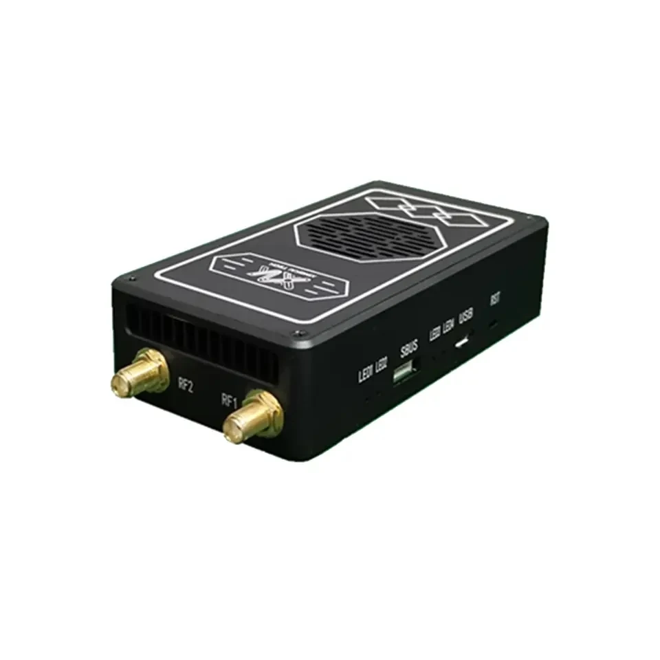 Data Transmission NLOS Transceiver Fixed Wing Aircraft Long Range RF Video Telemetry RC Link Hopping Frequency Communication