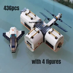 436pcs Lunar Space Station Building Blocks FIT 60227 Model Bricks Toys for Chilren Gift