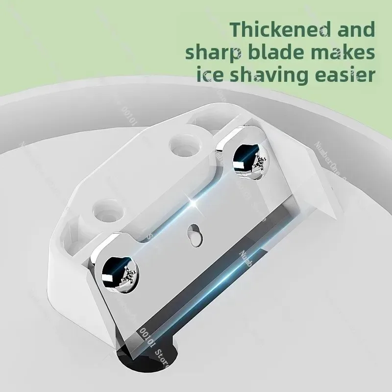 Automatic Household Electric Ice Crusher Shaver Machine for Smoothie Hail Snow Cone Mianmian Ice Maker