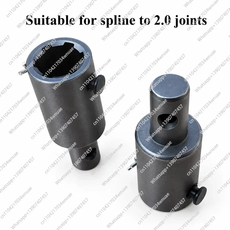 For Large Ground Drill Conversion Head Excavator Planting Pit Driver Pile Driver Drill Bit Spline Shaft Adapter Converter