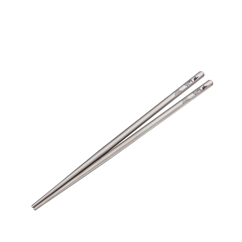 Keith Camping Tableware Pure Titanium Chopsticks Bacteriostatic Non-toxic Flatware Outdoor Hiking Picnic Backpack Cutlery