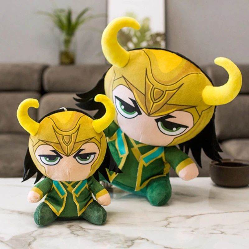

25/35cm Movie Peripherals Q-version Avengers: Loki Laufeyson Plush Toy Cartoon Anime Cute Loki Pillow Doll Cushion Birthday Gift