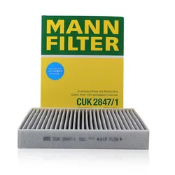 MANN FILTER CUK2847/1 Cabin Filter For PORSCHE Cayenne(92A) VW Volkswagen Touareg II(7P) 7P0819631 958.572.219.00