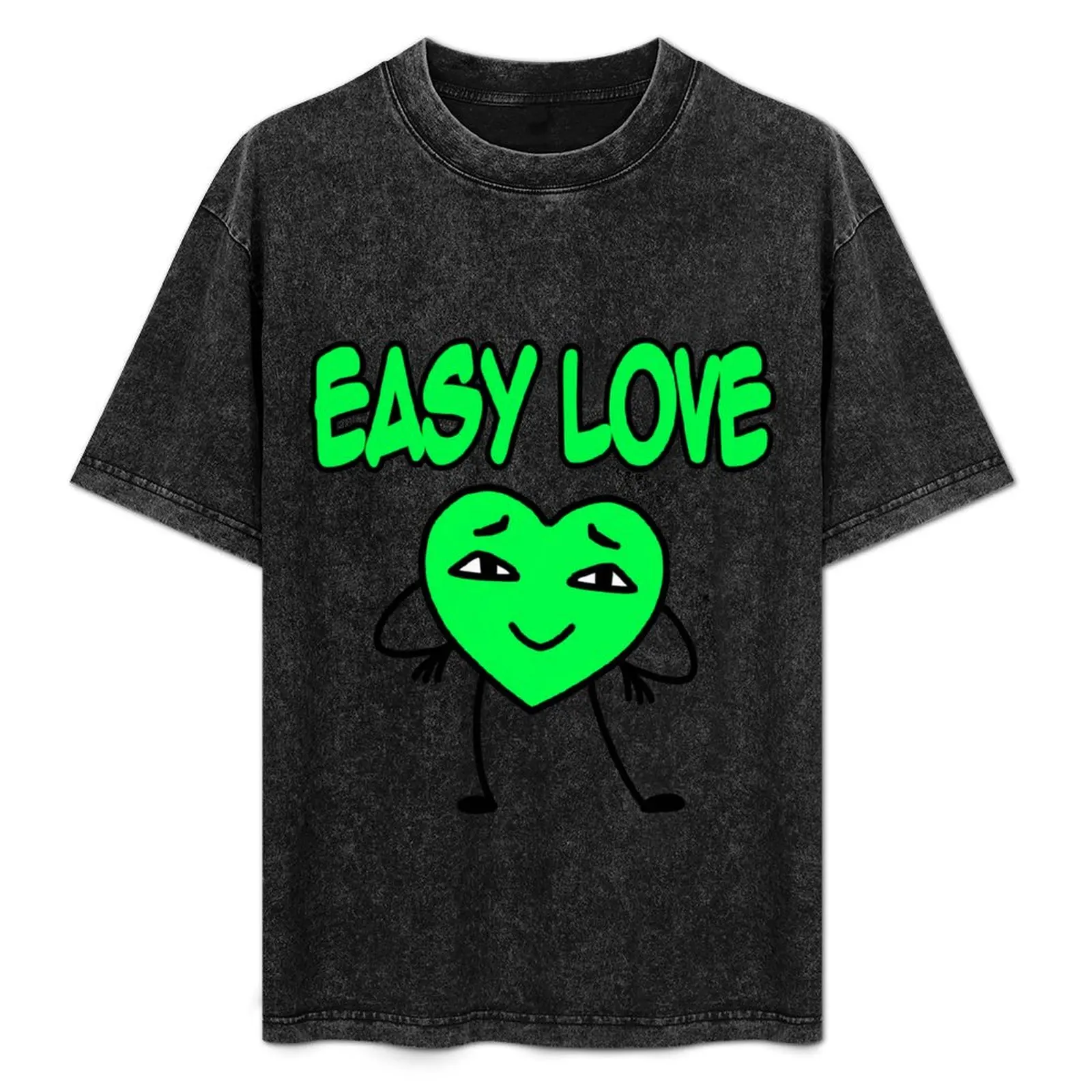 

Easy love green T-Shirt Casual Minimalist Short Sleeve Top