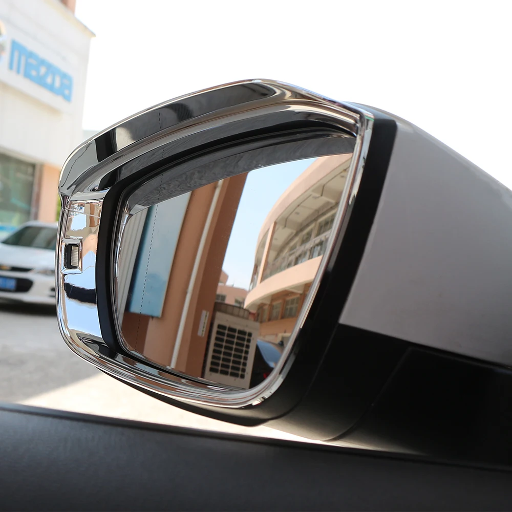 For Volkswagen VW T-roc Troc 2018-2023 ABS Chrome Car Rearview Mirror Rain Guard Cover Trim Side Mirror Eyebrow Accessories view 6