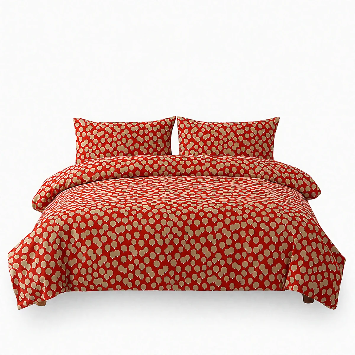 Winter Christmas Holiday Themed Brushed Flannel Sheet Set 100% Long-Staple Cotton 4-Piece Bedding, Machine Washable King Size