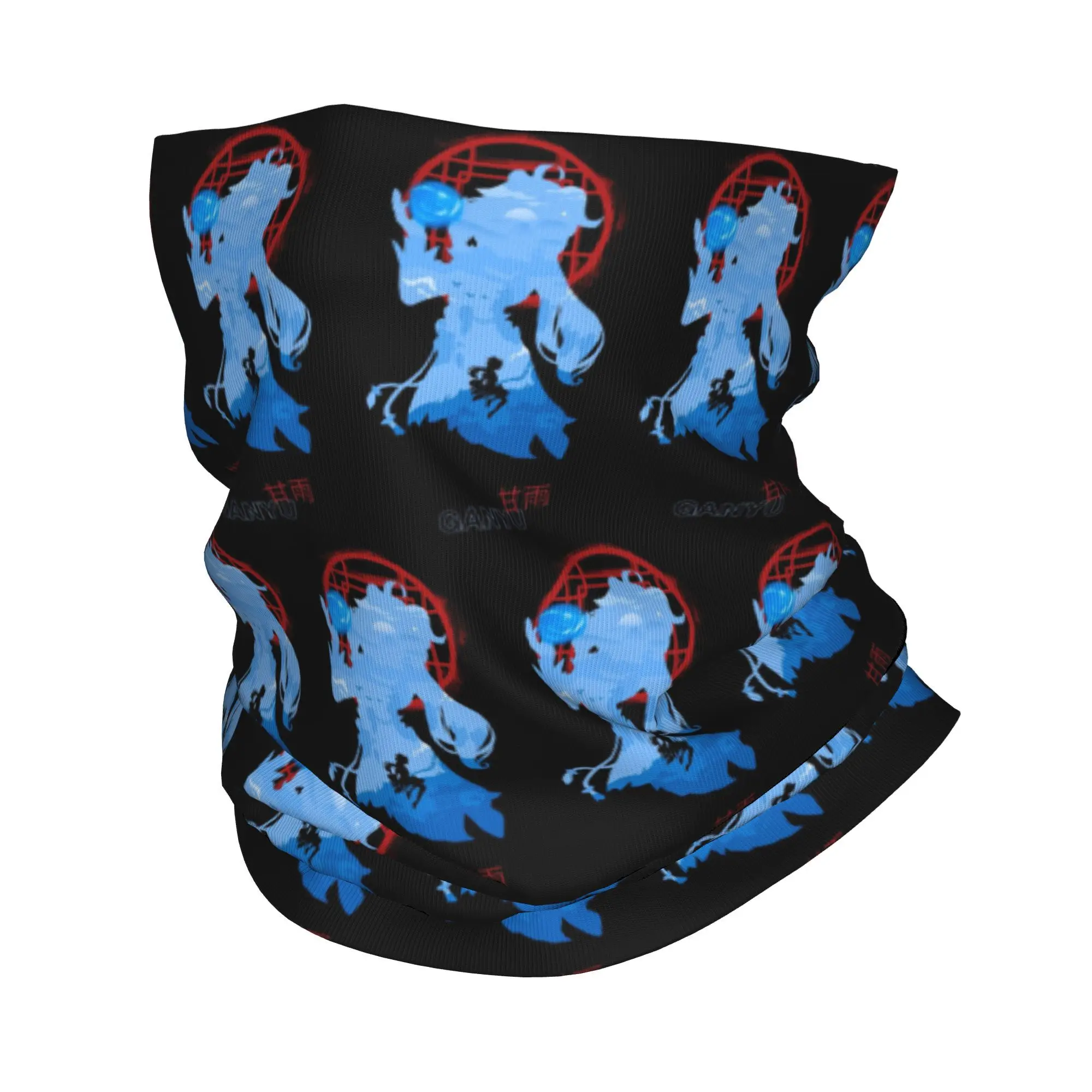 

Genshin Impact Ganyu бандана на шею маска с принтом шарф многофункциональная повязка на голову для езды на велосипеде унисекс для взрослых дышащая