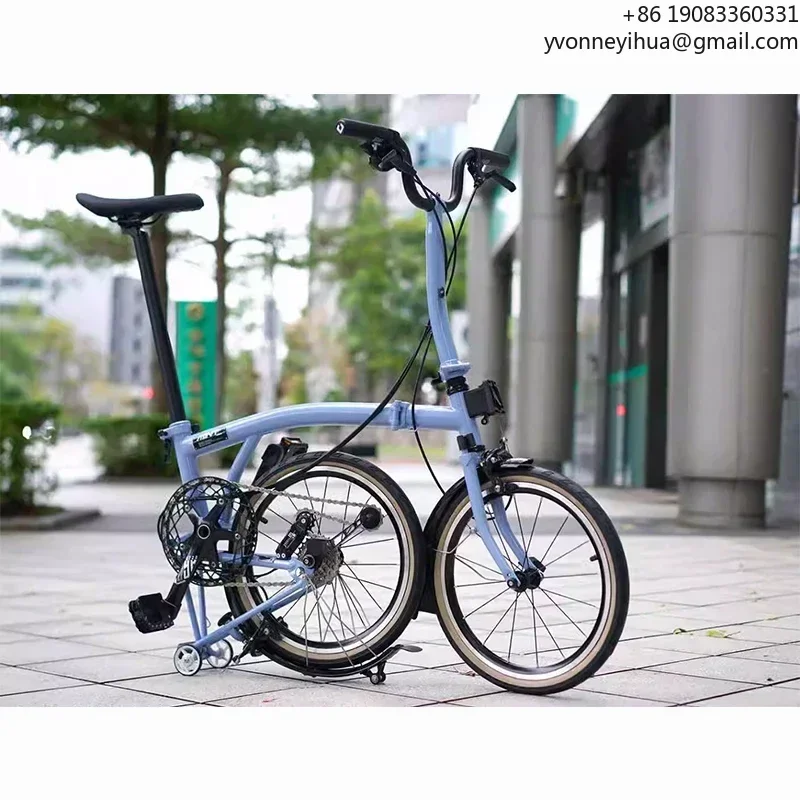 

MINT 16-inch 6-speed TRI-FOLDING Bike BOB Six Steel Frame Foldable Light Weight Folding Bicycle Folding Bike