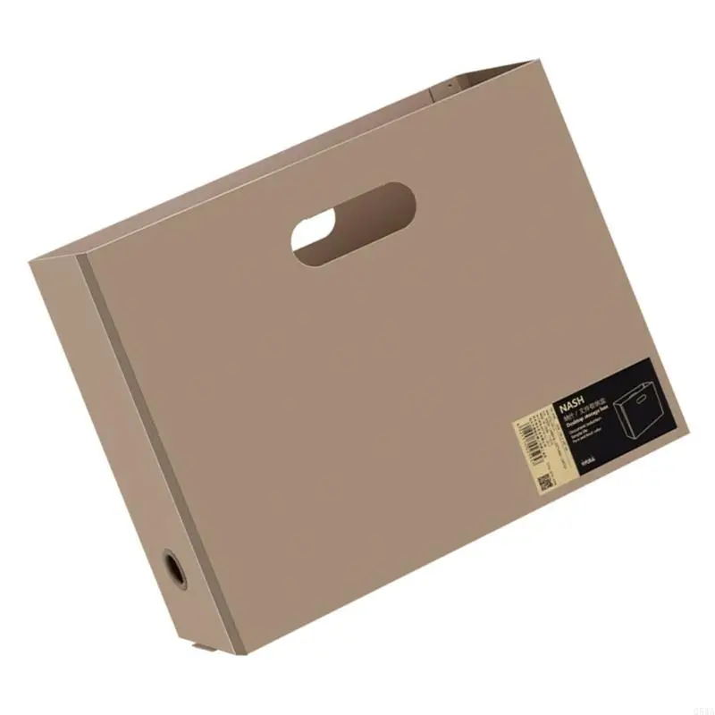 Q5wa a 4 caixa armazenamento arquivo organizador documentos caixa arquivo capacidade organizador papelaria