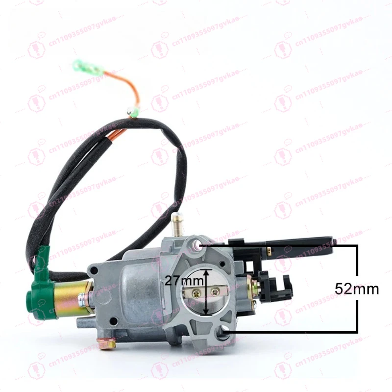 188F 190F EG6500 52MM Automobile Choke Generator Carburetor